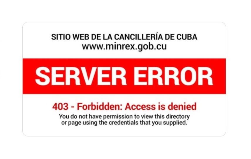 El sitio web del Ministerio de Exteriores de Cuba presuntamente sufrió un ciberataque que provocó un acceso limitado durante varias horas