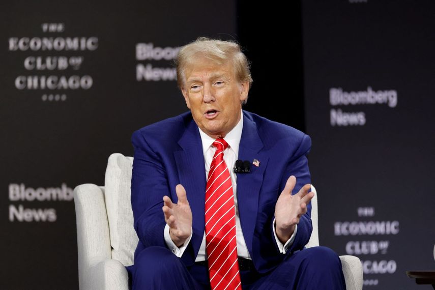 El candidato presidencial republicano y presidente 45 de Estados Unidos, Donald Trump.