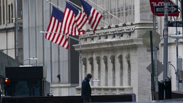 Vista del edificio de la Bolsa de Nueva York.