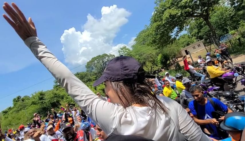 Evento en Maracaibo con María Corina Machado.&nbsp;