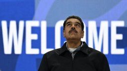 Nicolás Maduro hace un gesto durante un Foro en Caracas.