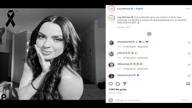 La actriz mexicana Aranza Peña.