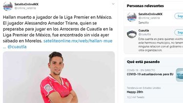 Algunos medios de comunicaci&oacute;n de dicha ciudad se&ntilde;alaron que el cuerpo del futbolista presentaba diversos golpes en el rostro, pecho y abdomen