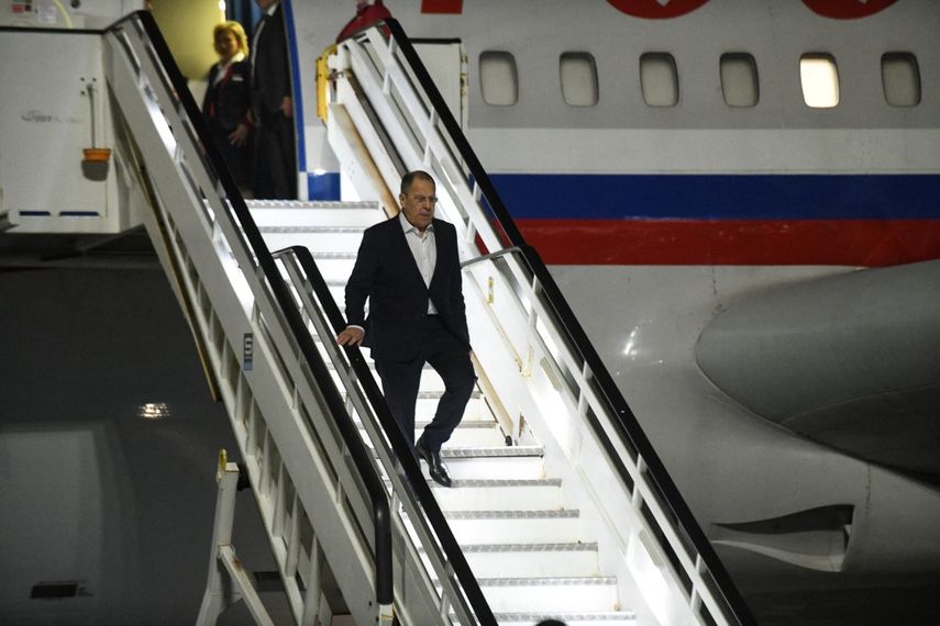 Sergéi Lavrov, canciller ruso, llega a República Dominicana.&nbsp;