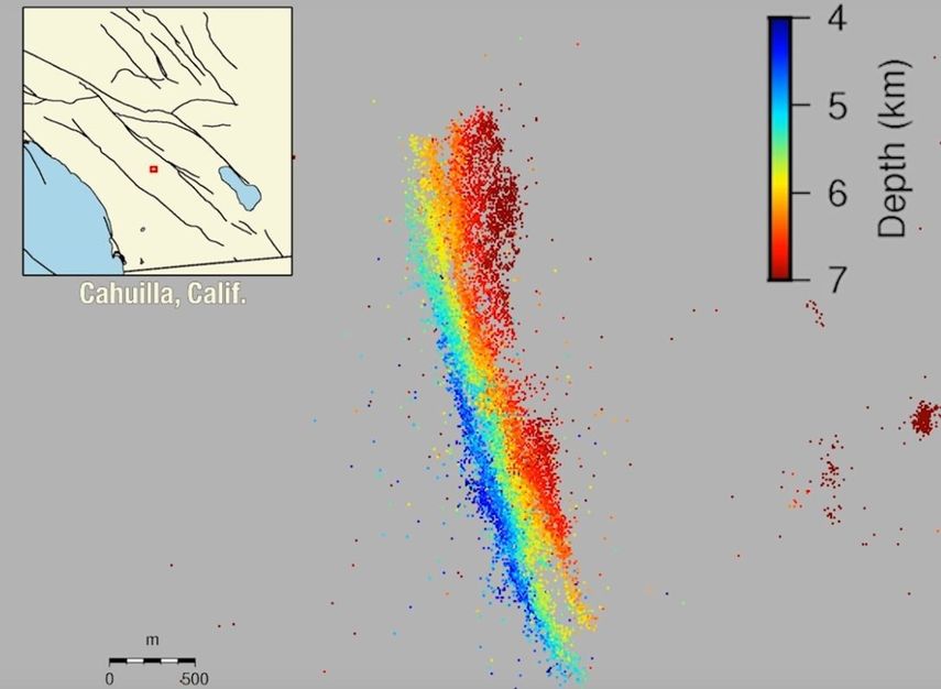 El estudio, publicado en Science el 18 de abril, expanden el catálogo de terremotos para esa región y período de tiempo en un factor de 10, lo que lo hace crecer desde aproximadamente 180.000 terremotos registrados hasta más de 1,81 millones.