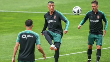 CR7 se encuentra concentrado con la selección portuguesa preparando su participación en Rusia 2018.