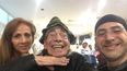 El actor mexicano&nbsp;Manuel El loco Vald&eacute;s, junto a su hija Norma Vald&eacute;s y su nieto Iv&aacute;n Vald&eacute;s.&nbsp;