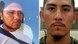 Los inmigrantes ilegales Juan Carmen Pardón Méndez, de 29 años, y Juan Carlos Padrón Barrón, de 23 años, -ambos mexicanos- fueron recapturados por el ICE este martes, 23 de septiembre