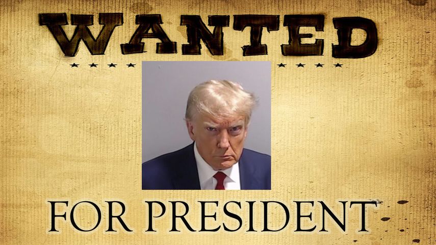 Un meme muestra a Trump como alguien buscado para dirigir la presidencia de EEUU.