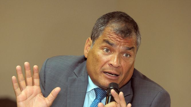 El expresidente ecuatoriano Rafael Correa.