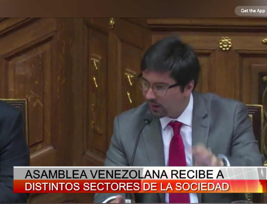 Fereddy Guevera, vicepresidente de la Asamblea Nacional.&nbsp;