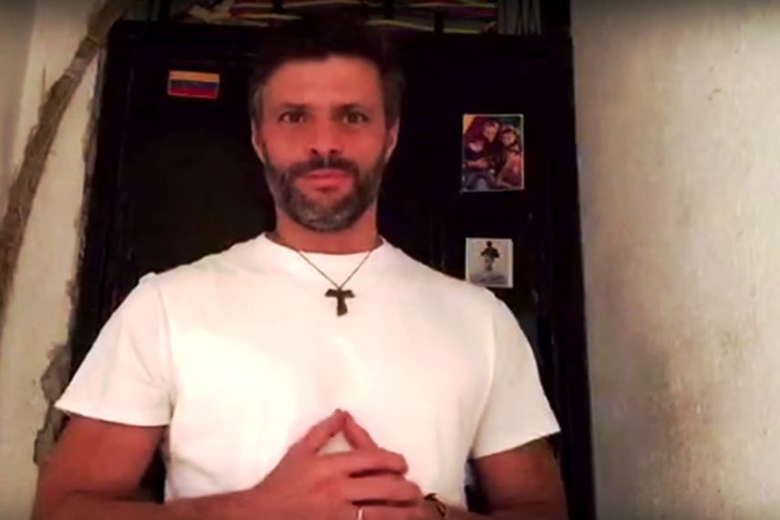 Leopoldo López, dirigente opositor y preso político venezolano