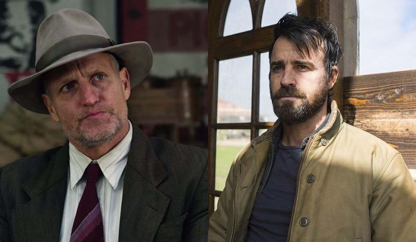 Woody Harrelson y Justin Theroux&nbsp;