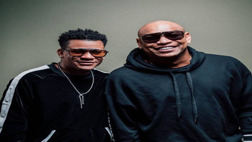 Gente de Zona se presenta en el Miami Marine Stadium de Key Biscayne, el domingo, 2 de mayo.