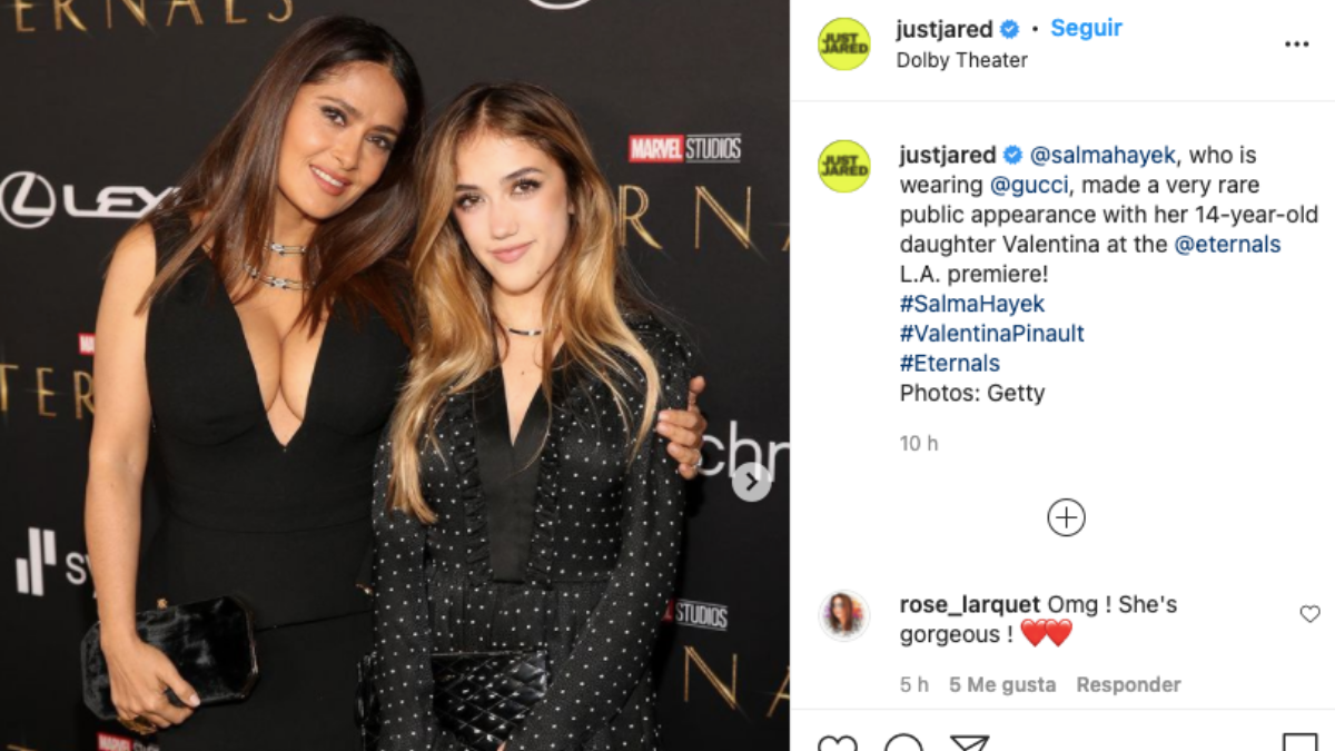Salma Hayek y su hija Valentina Salma Hayek y su hija Valentina