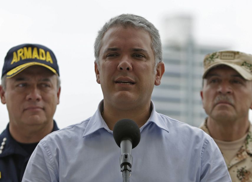 El presidente colombiano, Iván Duque.