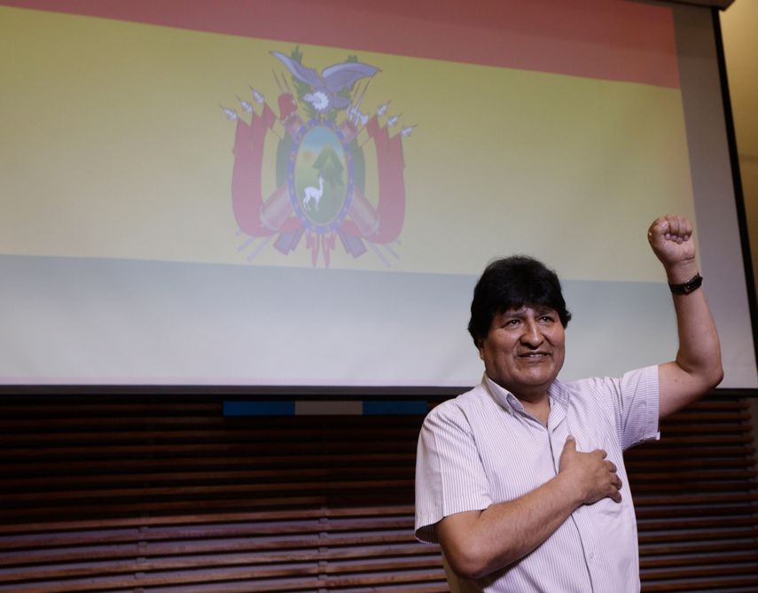 Evo Morales, expresidente de Bolivia&nbsp;