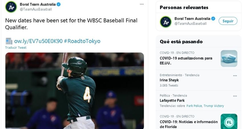 La selección de Australia comparte un comunicado en redes indicando que no puede asistir al torneo en México por logística&nbsp;