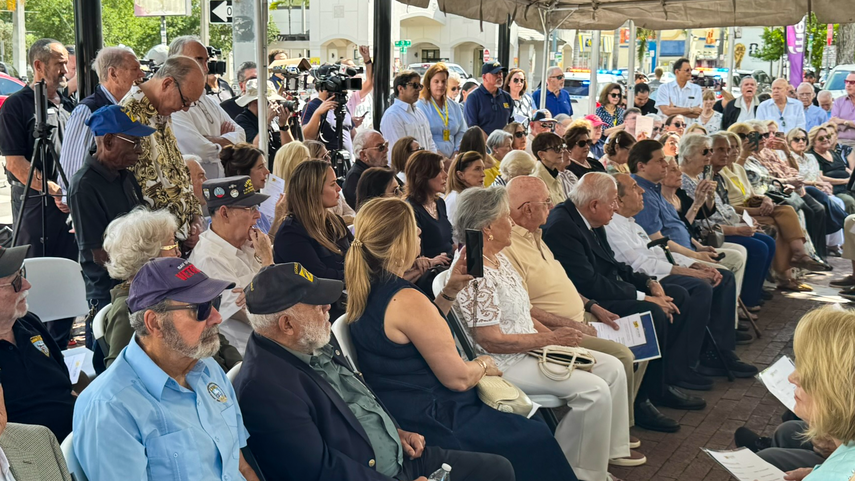 Conmemoración de los 65 años de las acciones en Playa Girón, Cuba.