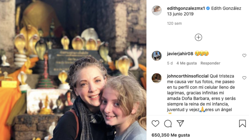 Edith González y Constanza Creel