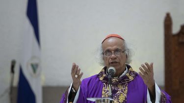 El cardenal nicaragüense Leopoldo Brenes.