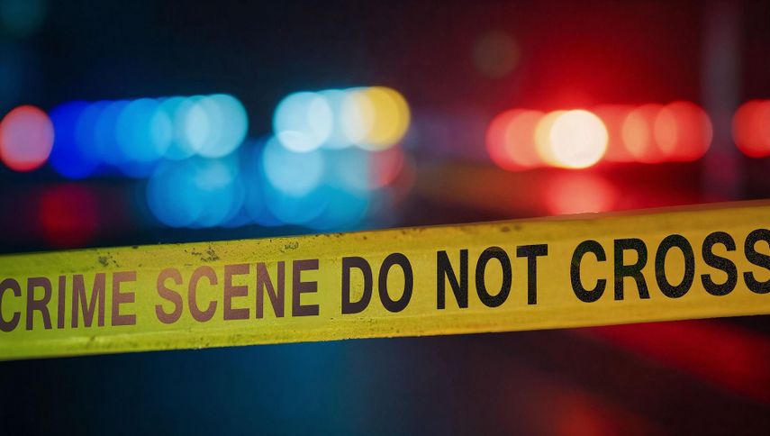 Imagen referencial a una escena de crímen.