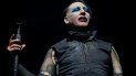 En esta foto de archivo, Marilyn Manson se presenta durante el Festival Astroworld en el NRG Stadium el 9 de noviembre de 2019 en Houston, Texas.  