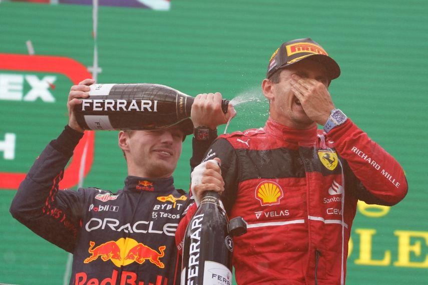 Charles Leclerc tiene muy cerca la figura de Max Verstappen, quien ya fue ganador en el GP de Francia en la temporada 2021 de Fórmula 1