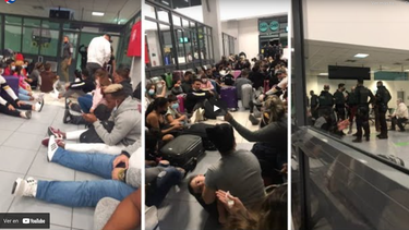 Muchos cubanos fueron desalojados de forma violenta del aeropuerto de Zacinto (isla griega ubicada en el mar Jónico) y conducidos a una estación de Policía para las verificaciones migratorias de rigor.