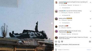 Nuevo mural de Banksy en Londres.&nbsp;