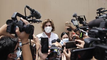 La opositora Cristina Chamorro fue arrestada el miércoles después de que un tribunal de Managua emitiera una orden de allanamiento y detención