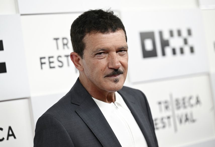 Antonio Banderas en el estreno de Competencia oficial en el Festival de Tribeca el martes 14 de junio de 2022 en Nueva York. Banderas será honrado con el Premio de la Presidencia de La Academia Latina de la Grabación.