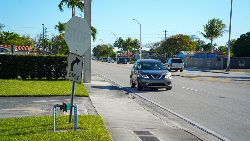 Avenida 107 y la calle 34 del SW. Avenida 107 y la calle 34 del SW.