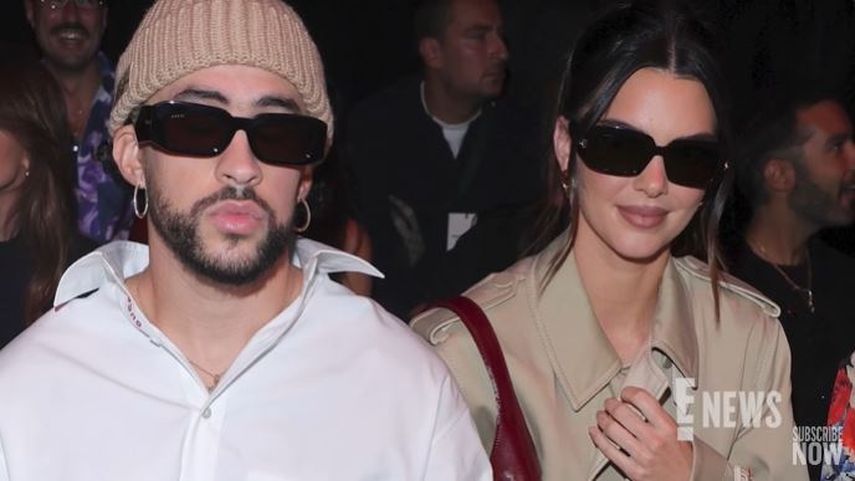La modelo Kendall Jenner y el cantante Bad Bunny.&nbsp;