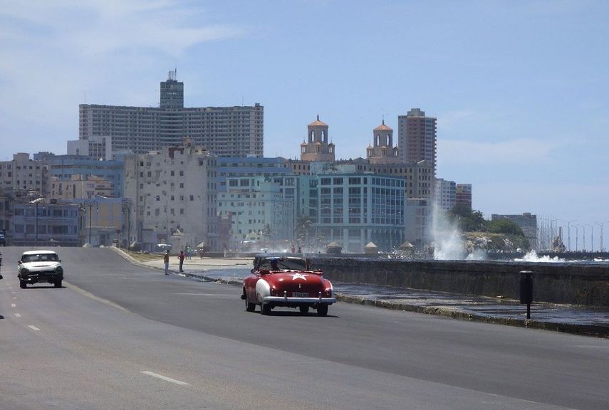 Malecón en La Habana, Cuba.