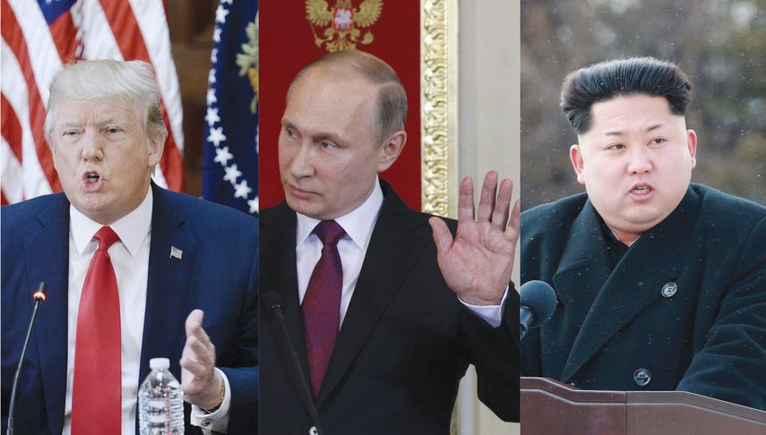 Trump, Putin y Kim Jong-un mueven las fichas desde sus tableros para resguardar los intereses de sus respectivos países.
