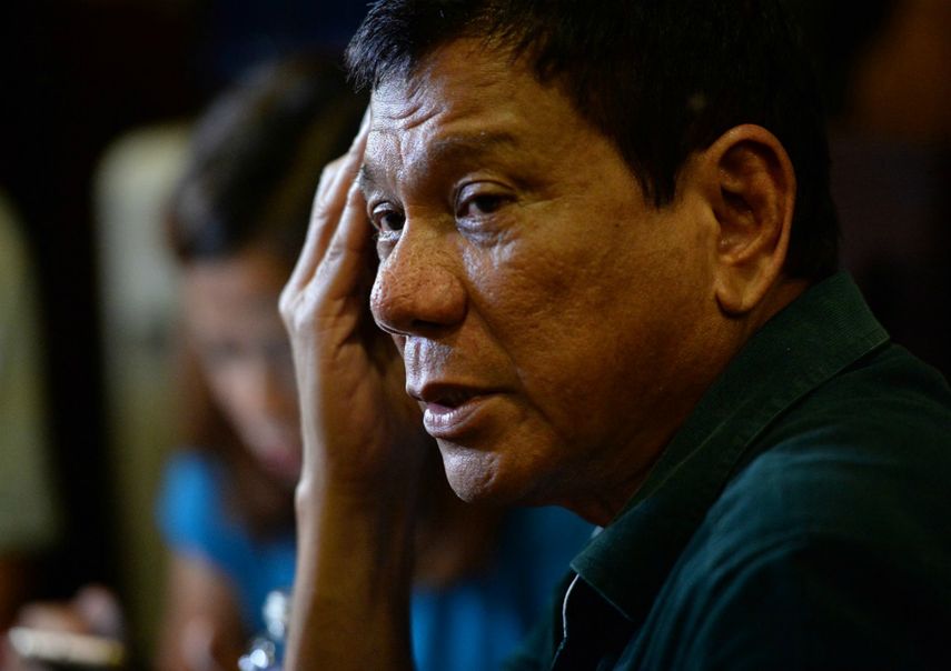 El presidente de Filipinas, Rodrigo Duterte