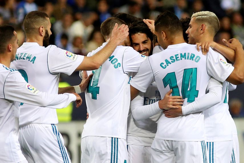 El Real Madrid jugó este domingo uno de los partidos menos exigentes de la temporada y venció por 2-1 en su visita al Málaga&nbsp;