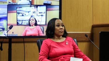 La fiscal del distrito Fulton Fani Willis, la acusadora anti-Trump.