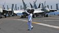 Imagen del portaaviones USS George H. W. Bush de la armada estadounidense.