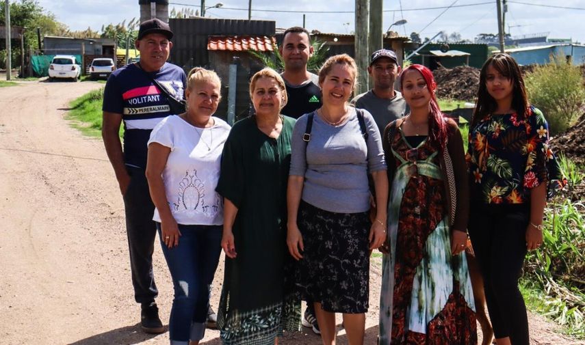 Familias crean un barrio cubano en Uruguay