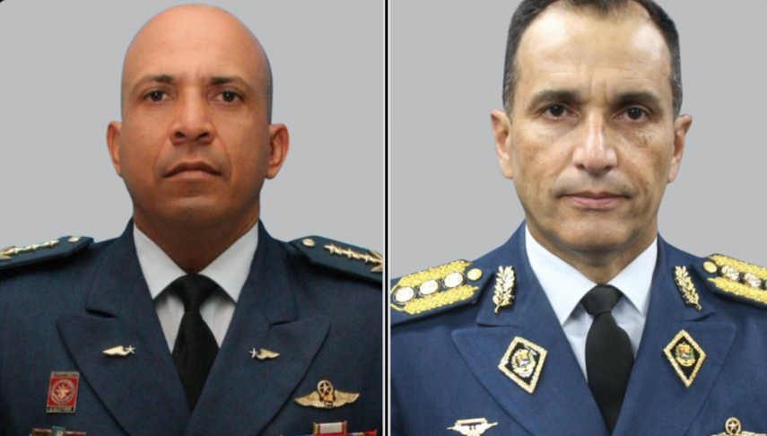 Cruz Alfredo Esteves Silva, de 44 años, y Alfredo Tanzella Rangel, de 55 años, pilotos de dos aviones de combate F-16 armados del régimen de Nicolás Maduro que sobrevolaron el USS Jason Dunham en aguas internacionales.