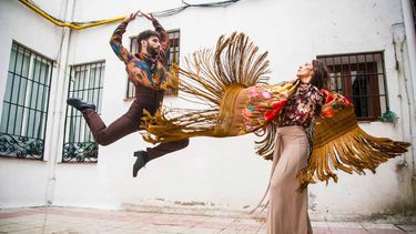 Los bailaores Sara Pérez y Rubén Puertas en la pieza Dos Pasos.&nbsp;