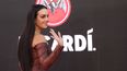 La modelo argentina y pareja del futbolista Cristiano Ronaldo, Georgina Rodríguez, llega a la 23 entrega de los Latin Grammy en el Michelob Ultra Arena del Mandalay Bay en Las Vegas, Nevada.