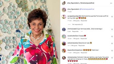 La cantante venezolana Floria Márquez.