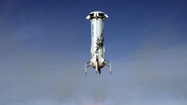 Cohete New Shepard de Blue Origin, compañía en expansión en Florida.&nbsp;