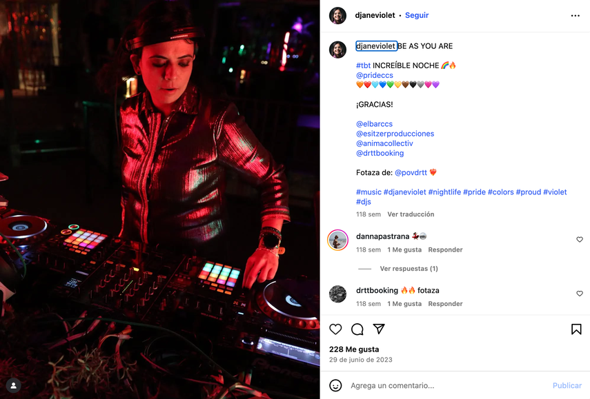 DJ Violet viajará a México, país sede junto a Canadá y Estados Unidos, para tocar el tema en vivo durante la presentación de los voluntarios del Mundial de Fútbol 2026&nbsp; &nbsp;