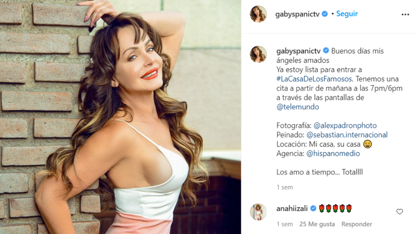 La actriz venezolana&nbsp;Gaby Spanic