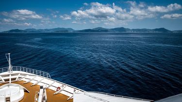 Vista del mar desde un crucero. Imagen referencial