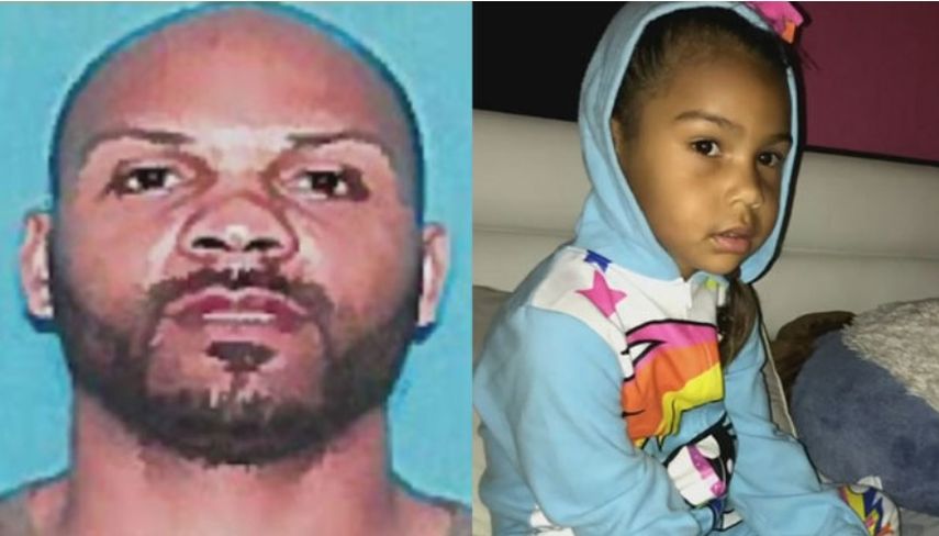 La imagen de Joel Delgado, y su pequeña hija Joelys, que fue difundida por los medios de comunicación.